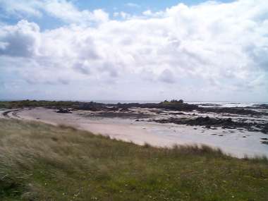 beach at low tide