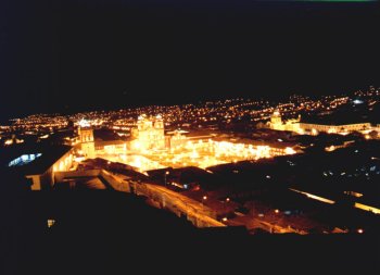 Cuzco at night