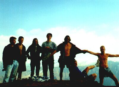 The unlikely lot - summit of Cathedral Peak