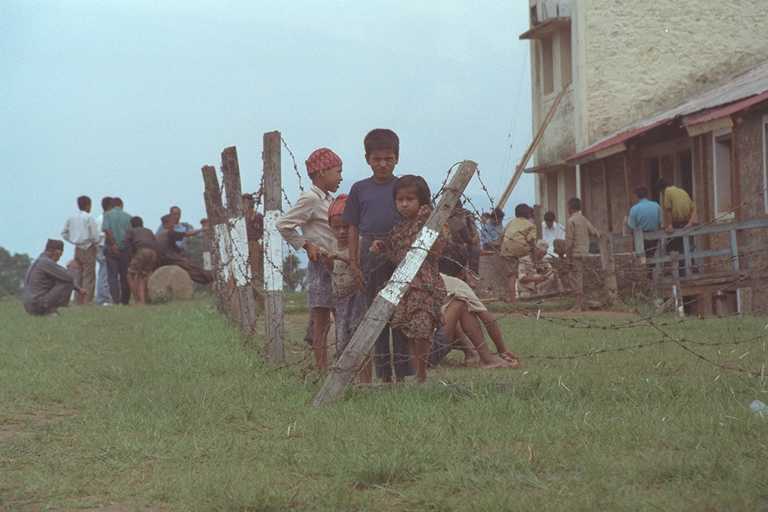 Children at remote airport