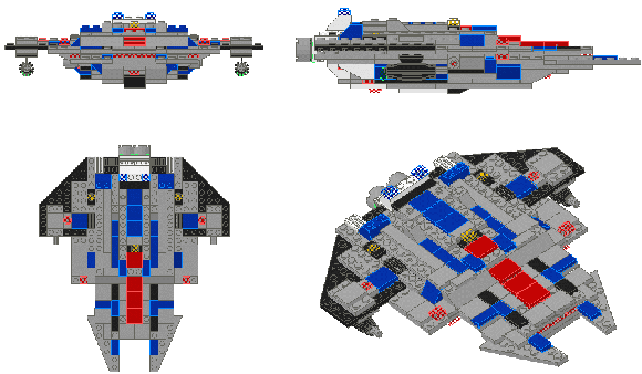 Attack Ship MLCAD3 views