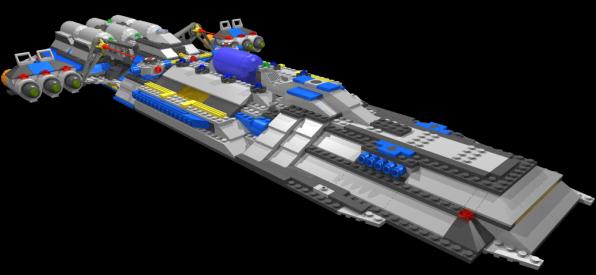 Control Ship: L3P - POVRAY3.5 Rendering