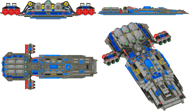 Control Ship -  MLCAD3 views