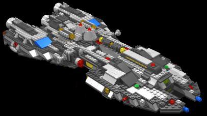 Explorer Ship: L3P - POVRAY3 Rendering