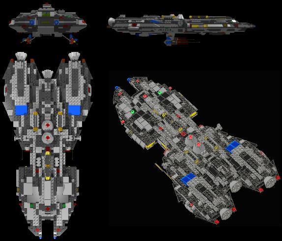 Explorer Ship - MLCAD3 views