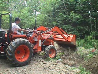 Dumping stone