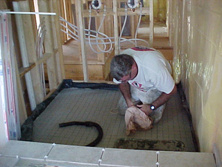 Shower tile