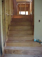 Finished bottom stairs