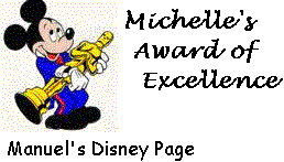 Michelle's Award of Excelence