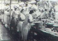 Employees at cannery