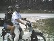 Us cruising on our motorcycle