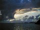 Colorful sunset at Sampson Cay