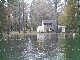 Flood waters along waterway in SC