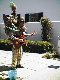 Street performer in St. Augustine