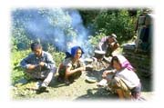 Porters Cooking Lunch