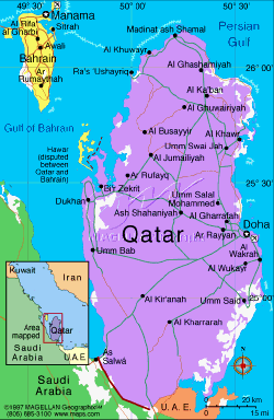 Qatar Map