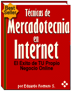 Tcnicas de mercadotecnia en Internet. Estrategias de promocin de pginas web, e-books, e-book marketing, ebooks.