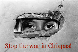 Stop the war in Chiapas!