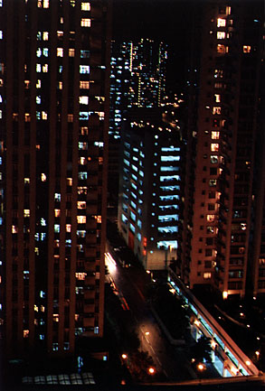 Tai Po Centre, la nuit