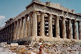 Sue at the Parthenon