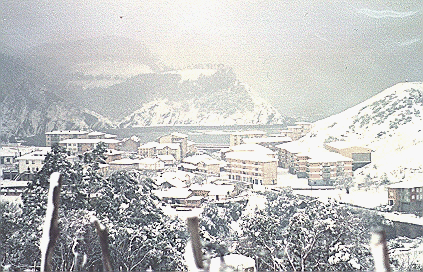 Desde Gaztuz nevado