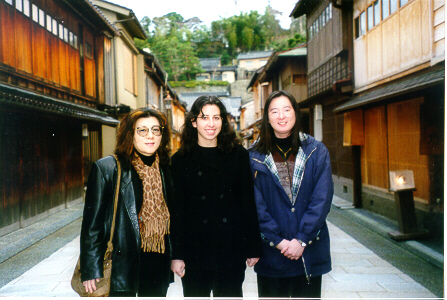 Aki-moto-san, me and Esther