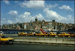 The Galata Bridge and the Galata Tower