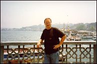 On the Galata Bridge in Istanbul