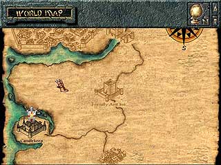 Baldur's Gate world  map