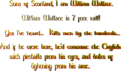 Battle of Stirling Speech by William Wallace