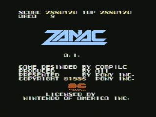 [Zanac High Score Image]