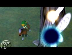 Tatl and Tael watch Link and Epona