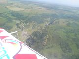 Cheddar Gorge as seen from a UH Bulldog