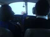 One of my flying lessons as seen from the back seat