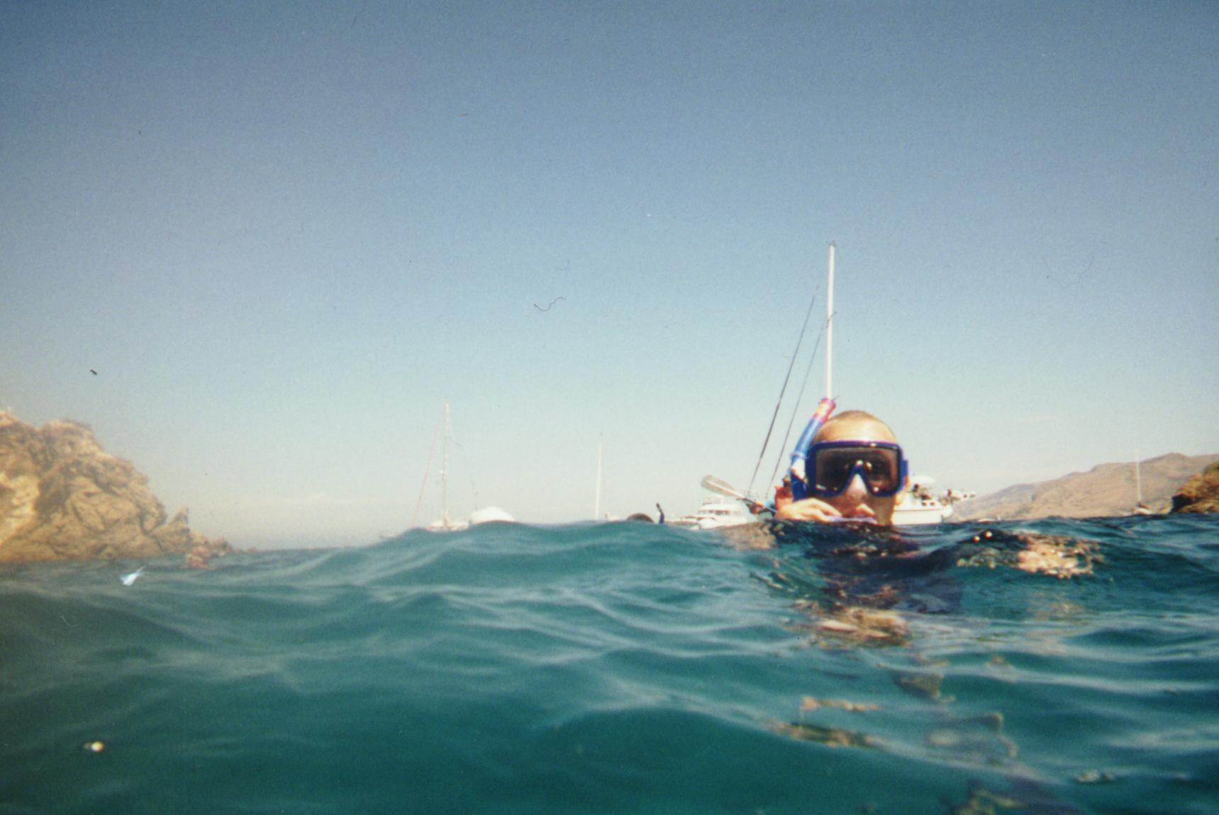 *Deep Sea Diver Andy* Pfft, yea right. Doing some snorkling in Emerald Bay Catalina Island