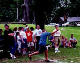 Pfft, heh, the *Annual Brick Festival Brick Toss* in Malvern Arkansas...that was...interesting. Ask me about it if you want to know more.