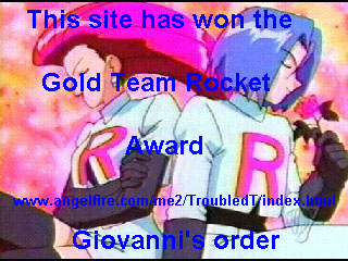 Gold Team Rocket Award