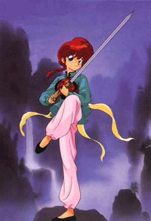 Ranma-Chan with a sword...