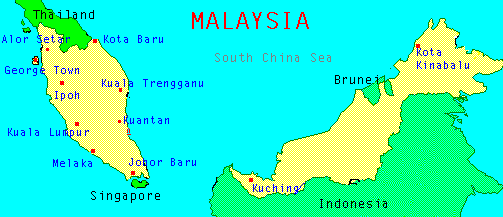 [Map of Malaysia]