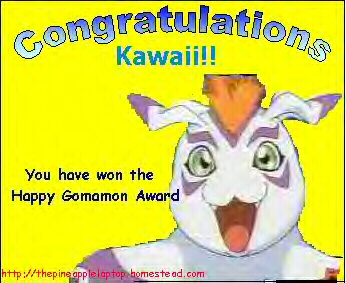 Happy Gomamon Award