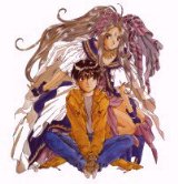 Morisato Keiichi and the goddess Belldandy