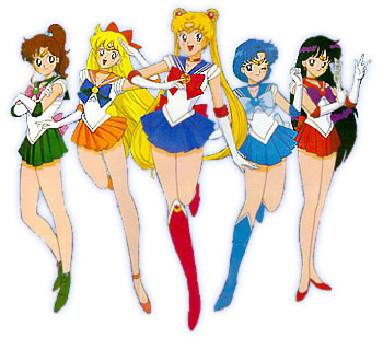 Sailor Moon & The Scouts