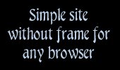 Simple site without frame for any browser