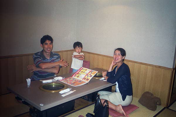 Pictures of Yuto in September, 2000