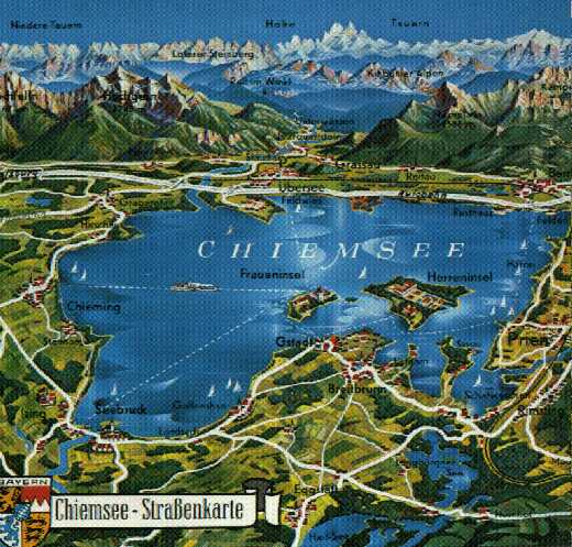 Map of Chiemsee