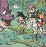 Trunks, Pan and Son Gokou