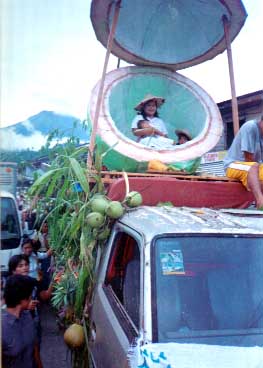 An pinakamagayon na karosa sa hinimo na parada san Nutrition Month celebration.