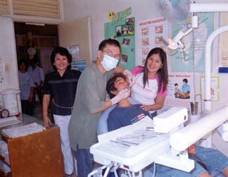 An bag-o na dental chair na gamit ni Dr. Noel Tan nan Dental Aide Pining Imperial. 