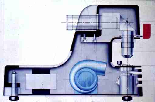 section of the projector