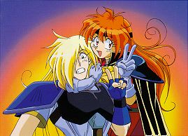 Lina Inverse and her favorite kicking-boy